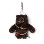 Black Myth Wukong Black Tiger Vanguard Black Bear Guai Plush Pendant Decorative Doll